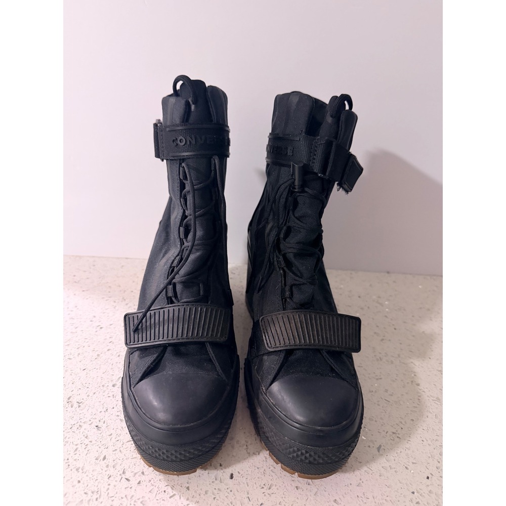 Converse Chuck Taylor All Star GR82 Black Platform Boots Womens 8.5 563714C